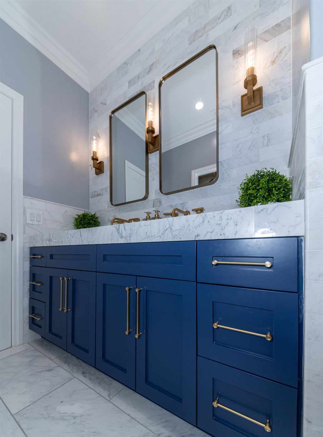 Calabasas master bathroom renovation â€” modern elegance with classic luxury, by ARKO Remodeling